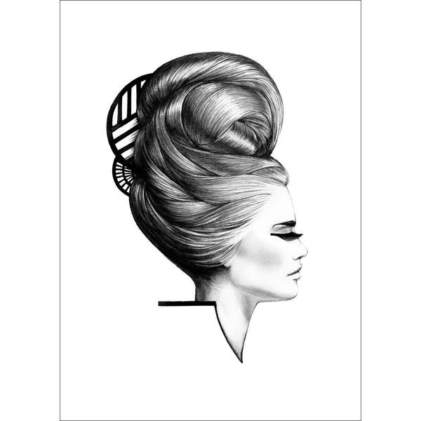 Donna Print - Grøn + White 