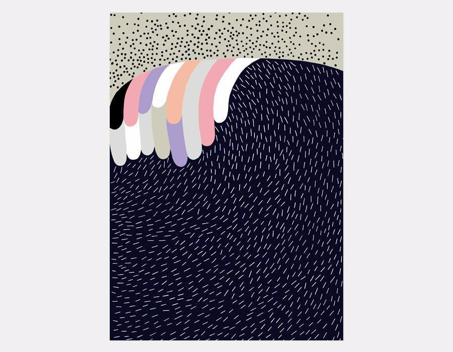 August Print - Grøn + White 