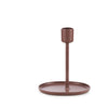 Folk Candleholder | Burgundy - Grøn + White 