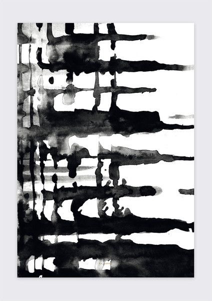 Dark Blackness | Print - Grøn + White 