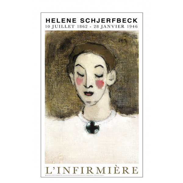 L'infirmiere print Helene Schjerfbeck | Permild and Rosengreen