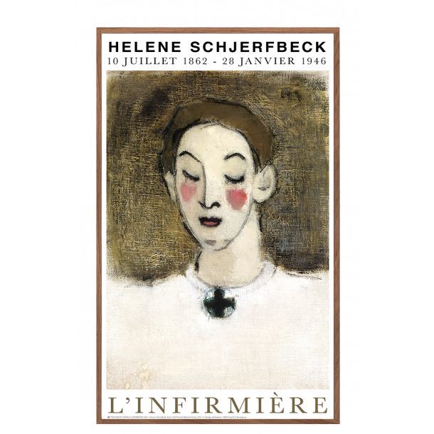 L'infirmiere print Helene Schjerfbeck | Permild and Rosengreen framed