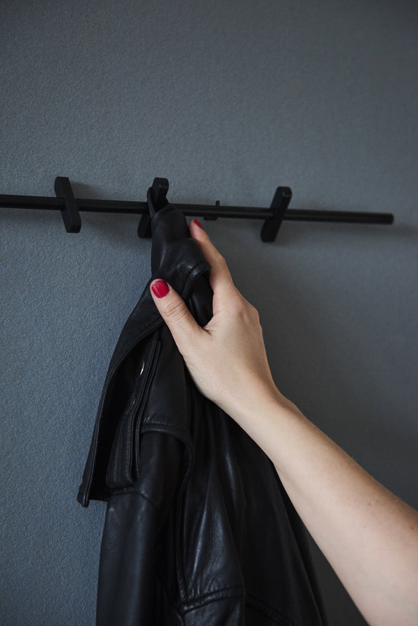 MOEBE Coat Rack - Black | Small - Scandinavian style | Nordic Design | Grøn + White 