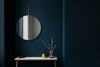 MOEBE Wall Mirror | Brass - Scandinavian style | Nordic Design | Grøn + White 