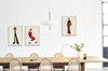 Red With Pearls - Scandinavian style | Nordic Design | Grøn + White 