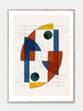constructions 02 by Berit Mogensen Lopez framed