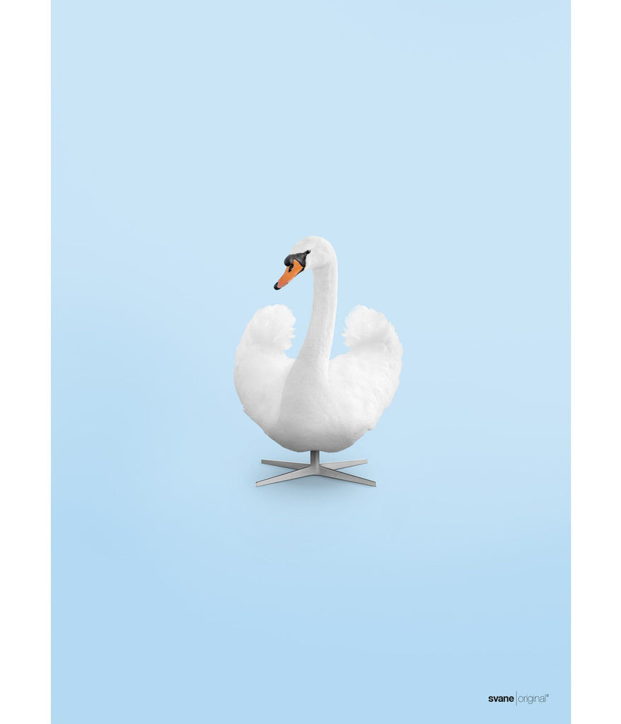Svane Print - Grøn + White 