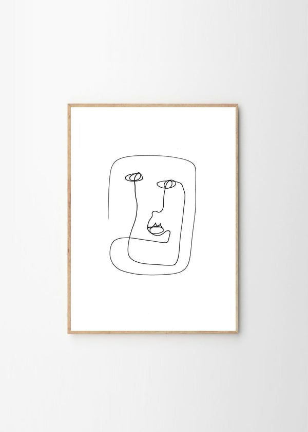 Adoray Print - Scandinavian style | Nordic Design | Grøn + White 