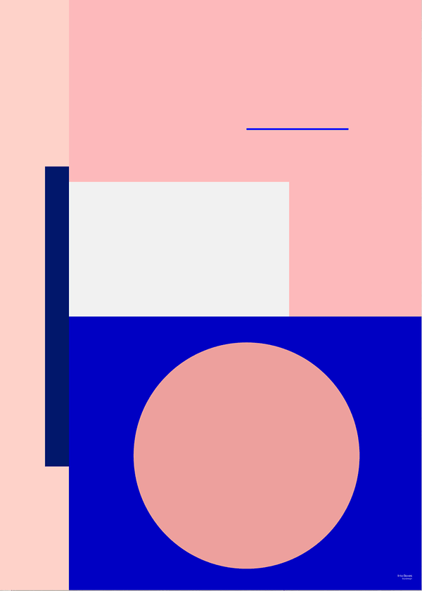 Into Boxes | Geometric Print - Grøn + White 
