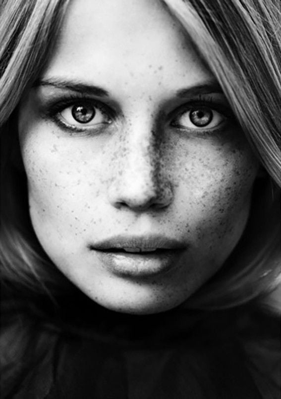 Face | Poster by Via Martine - Grøn + White 