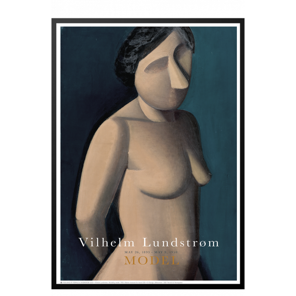 Vilhelm Lundstrøm Model 1930 print black frame
