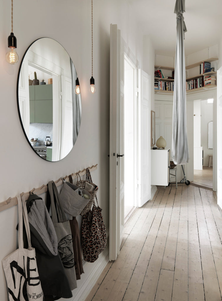 Nina Persson's Eclectic Home in Malmö - entryway