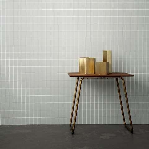 Hexagon Pot |  Large - Grøn + White 