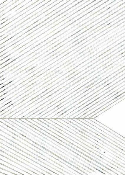Leaf Lines Green Print - Grøn + White 